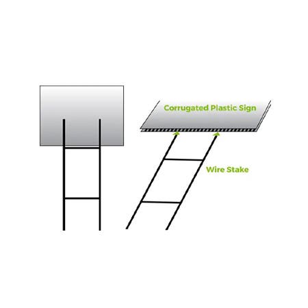 24"h x 10"w Wire Stake